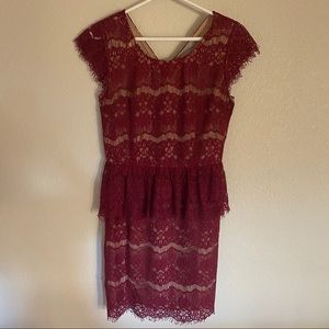 Maeve Dresses | Red Lace Cocktail Dress